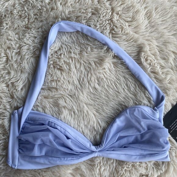 Norma Kamali Bill Ruched Bikini Top - Picture 2 of 9